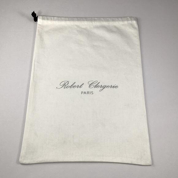 Robert Clergerie Paris White Drawstring Dust Bag - Picture 7 of 7